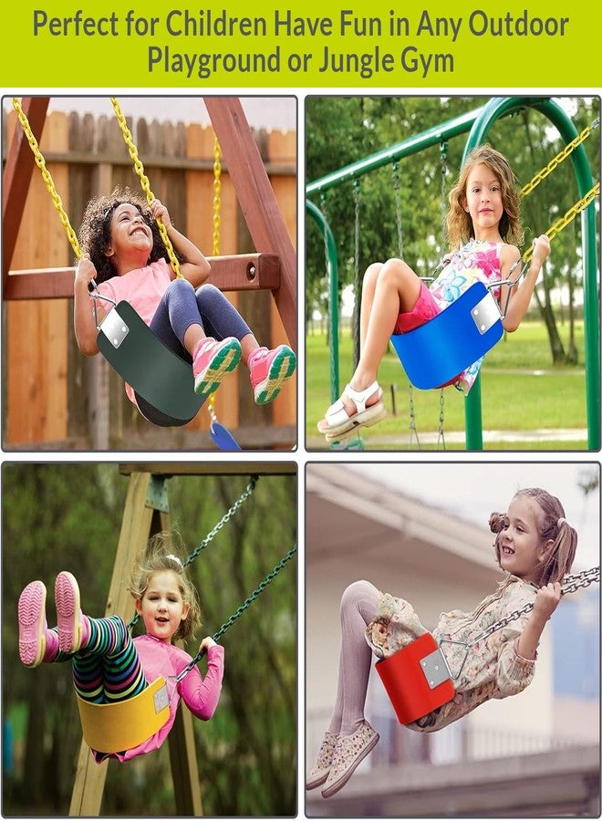 GISCO طقم مقعد أرجوحة مرن شديد التحمل من جيسكو مع حلقة مثلثة معدنية للأطفال/الكبار | أزرق | يتحمل وزنًا يصل إلى 300 كجم - Image 5